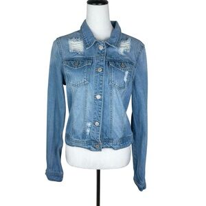 Wax Jean Women’s Classic Blue Denim Size L‎